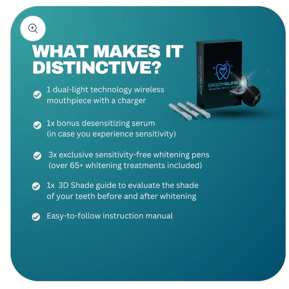 Groom Glow Teeth Whitening Kit - New and Unopened - Picture 6 of 7